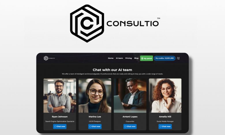 Get on-demand professional help with Consultio’s AI assistants — now just $30