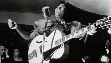 “Let’s do that again!” This compilation of fiery Sister Rosetta Tharpe guitar solos shows how her revolutionary playing inspired blues-rock greats like Eric Clapton, Jimi Hendrix, Jeff Beck and the Rolling Stones
