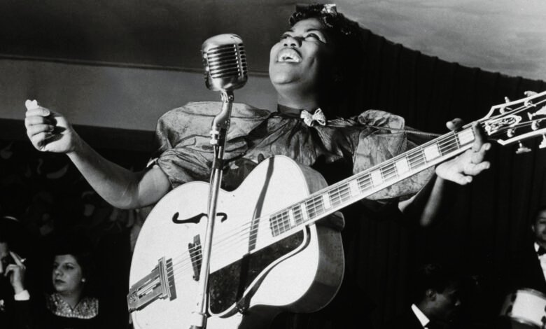 “Let’s do that again!” This compilation of fiery Sister Rosetta Tharpe guitar solos shows how her revolutionary playing inspired blues-rock greats like Eric Clapton, Jimi Hendrix, Jeff Beck and the Rolling Stones