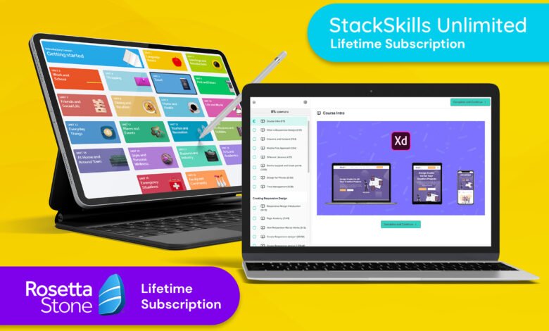 Get Rosetta Stone and StackSkills Unlimited for nearly $700 off