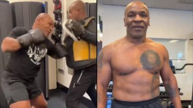 WATCH | Mike Tyson absolutely rips the pads in first training session for Jake Paul fight