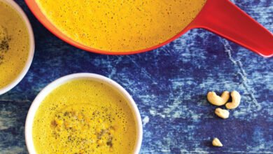 Creamy Turmeric Corn Soup