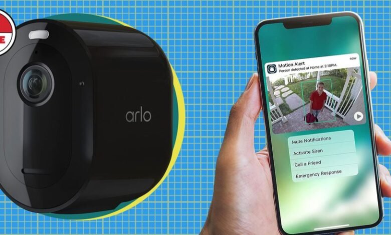 This Editor-Favorite Arlo Pro 4 Outdoor Security Camera Is 34% Off at Amazon