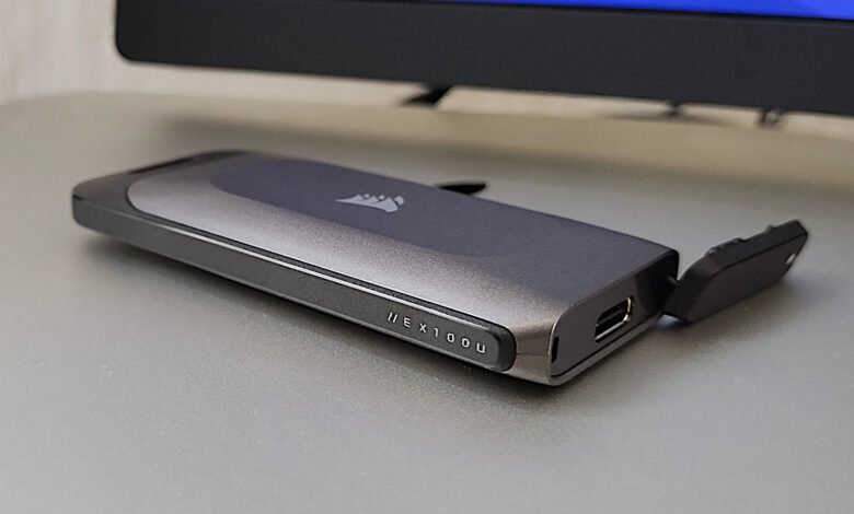 Corsair EX100U portable SSD review: Lags behind the competition