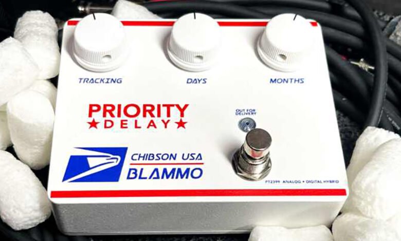 “Now you get to decide when it arrives”: Chibson created an actual pedal for April Fool’s Day – the Priority Delay, which has been 4 years in the making