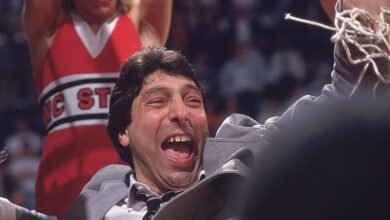 NC State Fans Honor Jim Valvano at His Gravesite During March Madness