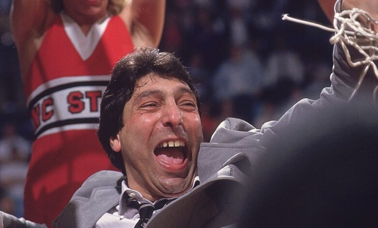NC State Fans Honor Jim Valvano at His Gravesite During March Madness