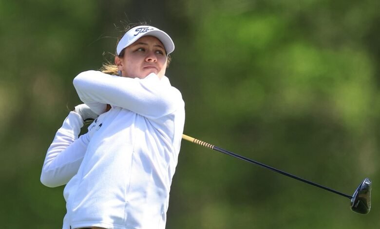 Augusta National Women’s Amateur: Anna Davis misses cut via slow-play penalty