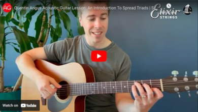 Quentin Angus Acoustic Guitar Lesson: An Introduction To Spread Triads | ELIXIR Strings
