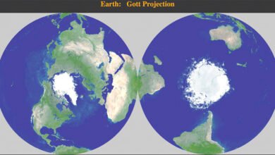 A flat map with the least error possible: The Gott-Goldberg-Vanderbei projection