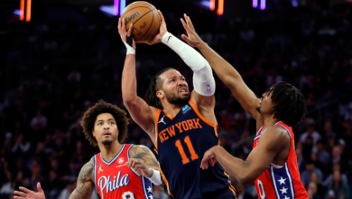 Knicks vs. 76ers: Jalen Brunson’s ice-cold shooting somehow hasn’t sunk New York