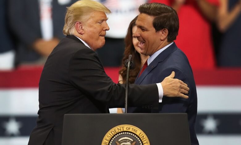 Ron DeSantis Requested a Sit-Down to Kiss Trump’s Ring, Protect His 2028 Ambitions: Report