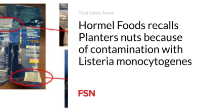 Hormel Foods recalls Planters nuts because of contamination with Listeria monocytogenes