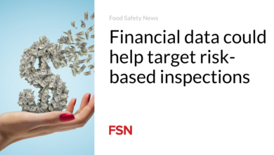 Financial data could help target risk-based inspections