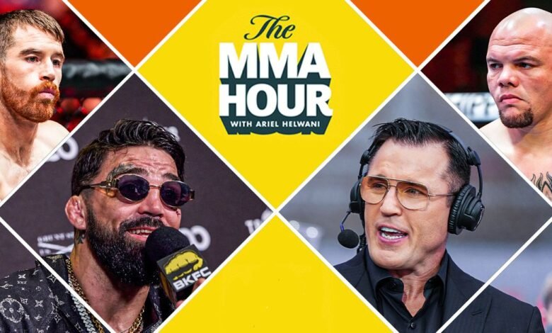 The MMA Hour with Chael Sonnen, Mike Perry, Anthony Smith, and Cory Sandhagen at 1 p.m. ET