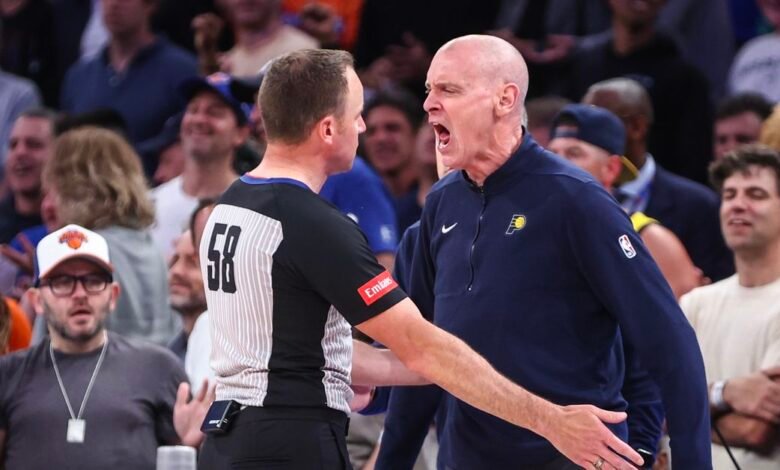 Pacers log 78 complaints about refs after getting mauled by Knicks in NBA Playoffs