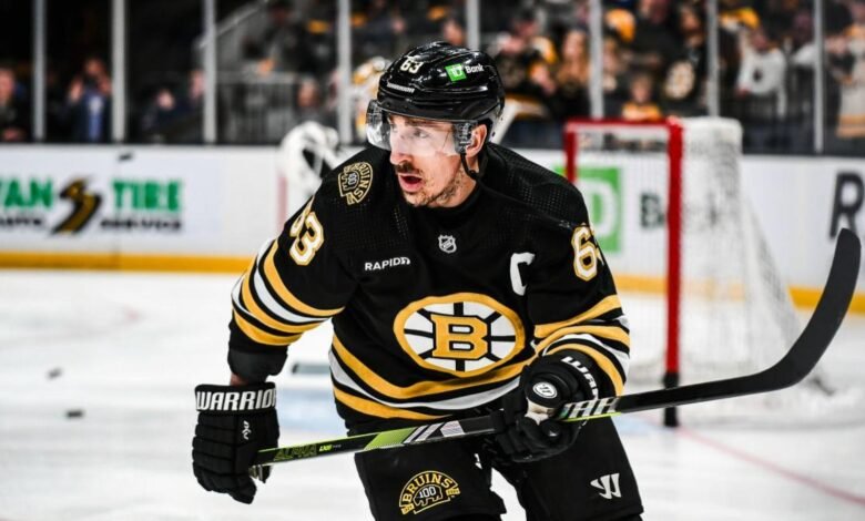 Latest updates on Bruins captain Brad Marchand’s upper body injury