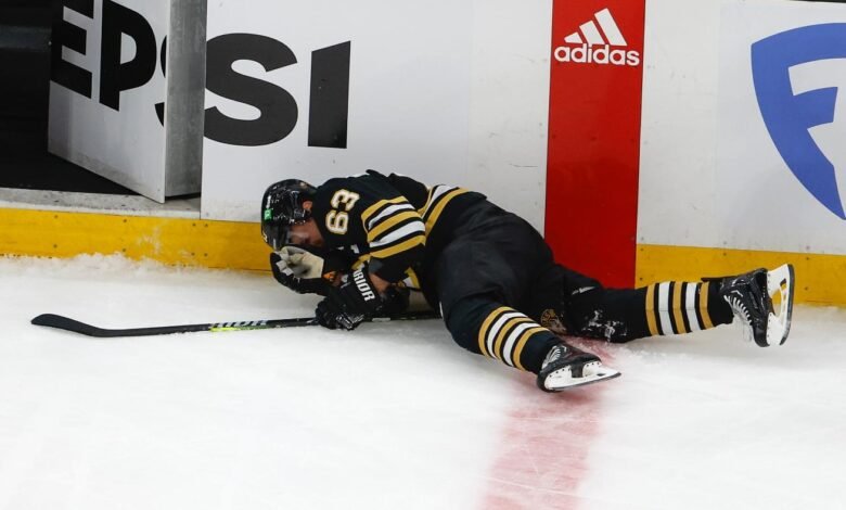 Brad Marchand injury: Bruins’ captain ruled out for Game 5 against Panthers