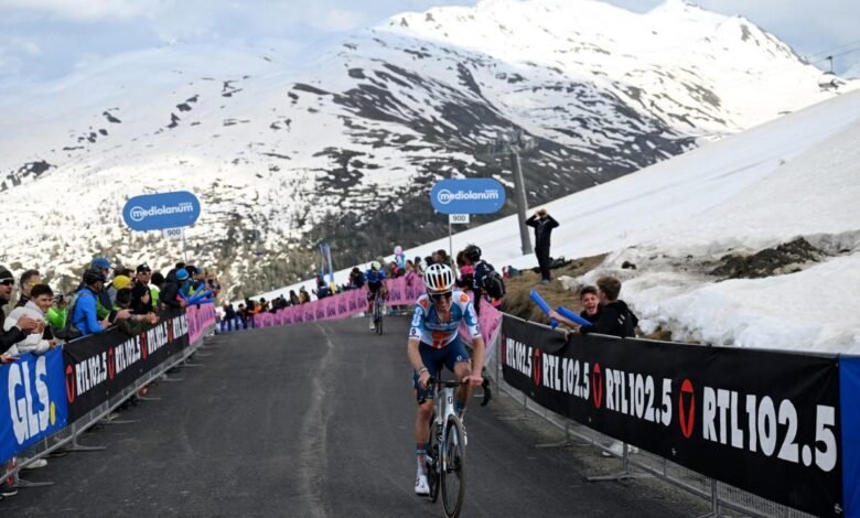 Giro d’Italia ‘shambles’ as riders boycott new route after severe snowfall