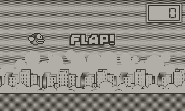 Someone made a Flappy Bird tribute for the Playdate that lets you use the crank to fly