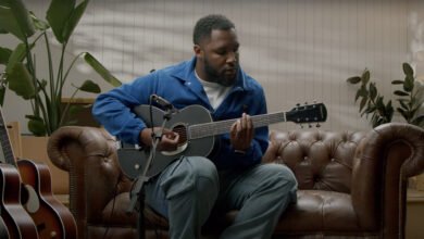 “I never want to be boastful – I don’t like being the center of attention. Even my guitar playing is like that”: Cameron Griffin has gone from construction worker to UCLA linebacker and, now, a multi-platinum producer and guitarist