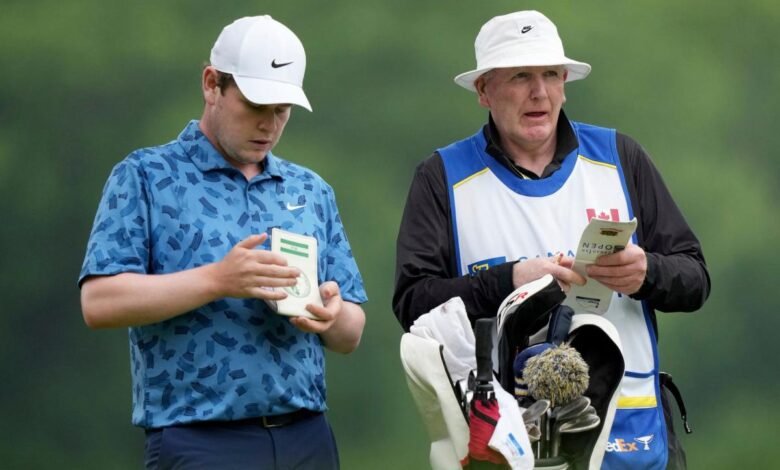 Robert MacIntyre claims maiden PGA Tour title with father as emergency caddie