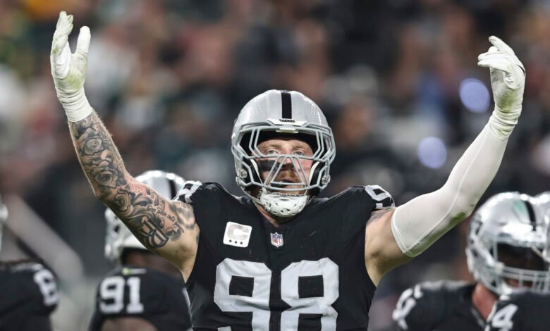 Maxx Crosby Wants to Stay with Raiders for Entire NFL Career; Inspired by Kobe Bryant