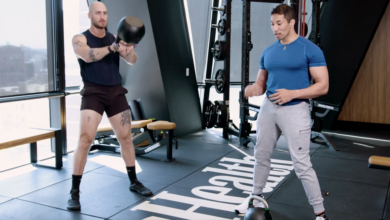 Challenge Your Workout Buddy to a Competitive Kettlebell Swing-Off