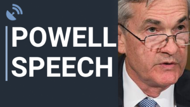 Jerome Powell comments on rate outlook after keeping policy settings unchanged