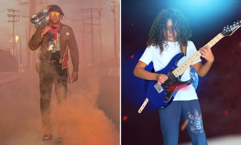 “Co-written with my guitar wizard son”: Tom Morello announces his first-ever full-length solo rock album with single co-written with Roman Morello – who can “shred circles” around him