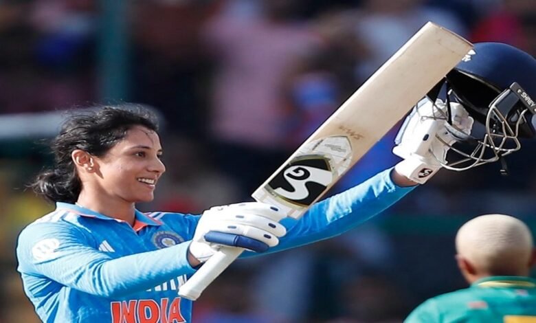 Smriti Mandhana becomes first Indian women’s player to score century in consecutive ODIs