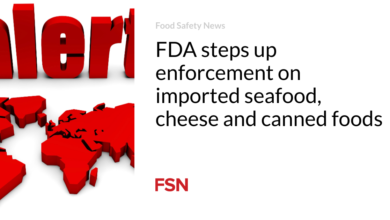 FDA steps up enforcement on imported seafood, cheese and canned foods