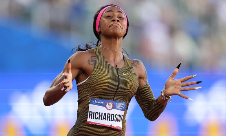 Sha’Carri Richardson heads to Paris as women’s 100 gold-medal favorite