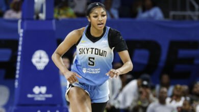 Angel Reese ties another WNBA record with fourth-quarter flurry vs. Aces