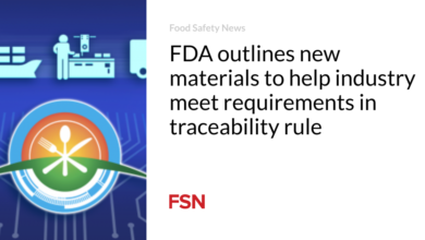 FDA outlines new materials to help industry meet requirements in traceability rule