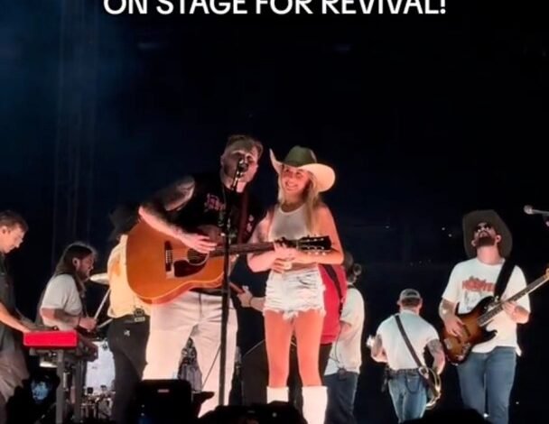 Zach Bryan brings out ‘Hawk Tuah’ girl to sing ‘Revival’ at Nashville concert