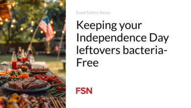 Keeping your Independence Day leftovers bacteria-Free