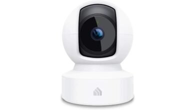 This tiny indoor home security cam with remote tilt/pan is only $23