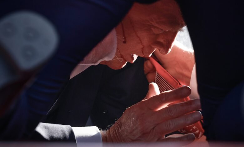 Donald Trump shooting: Photos from the Pennsylvania rally where former US President was shot at