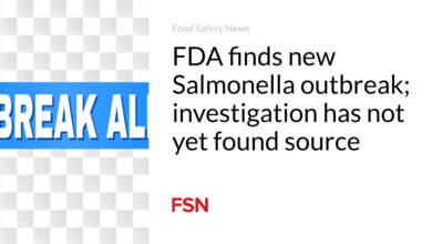 FDA finds new Salmonella outbreak; investigation has not yet found source