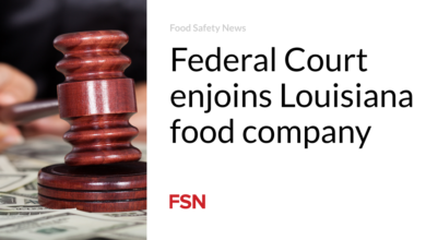Federal Court enjoins Louisiana food company