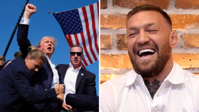 Conor McGregor reacts to Donald Trump shooting, Trump Jr responds