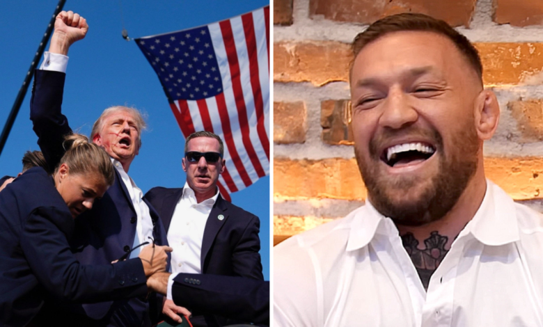 Conor McGregor reacts to Donald Trump shooting, Trump Jr responds