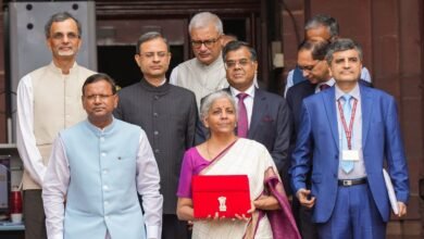 Nirmala Sitharaman’s Budget 2024 look: White and violet this time; a look at her sarees over the years