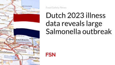 Dutch 2023 illness data reveals large Salmonella outbreak