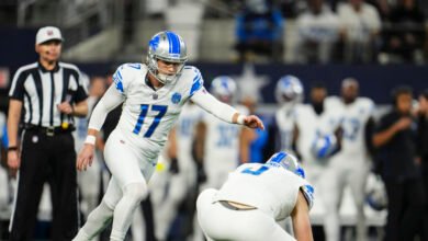 Lions’ Michael Badgley Out for Season After Suffering ‘Severe’ Leg Injury at Practice