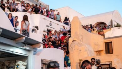 11,000 cruise ship tourists landed in Santorini at once — and it was as bad as it sounds