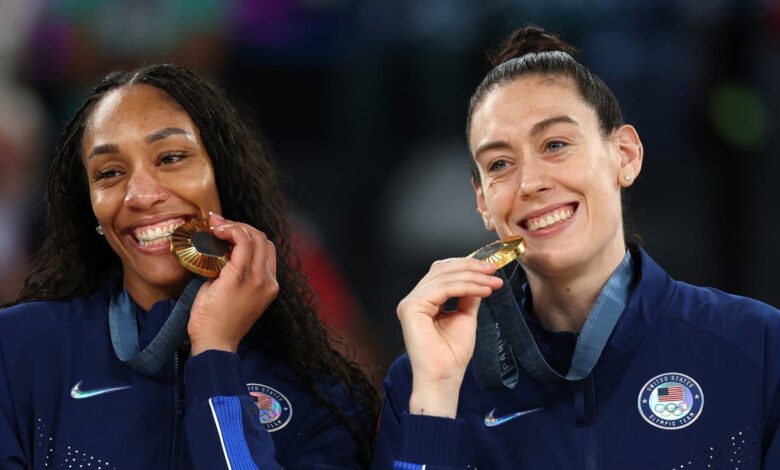 Breanna Stewart Posts A’ja Wilson ‘Now vs. Then’ Photos to Celebrate USA’s Gold Medal