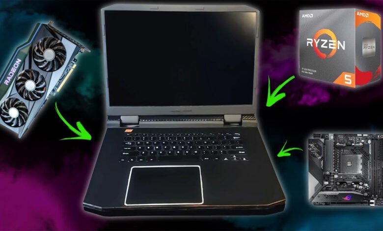 This guy crammed desktop gaming parts into a laptop — and it didn’t explode