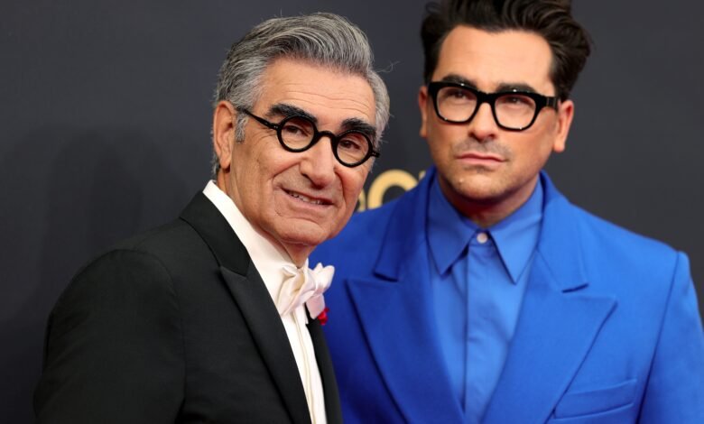 Father-Son Duo Eugene Levy and Dan Levy to Host Emmys 2024